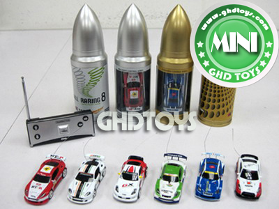 1:58 4CH Bullet Can Mini RC Car