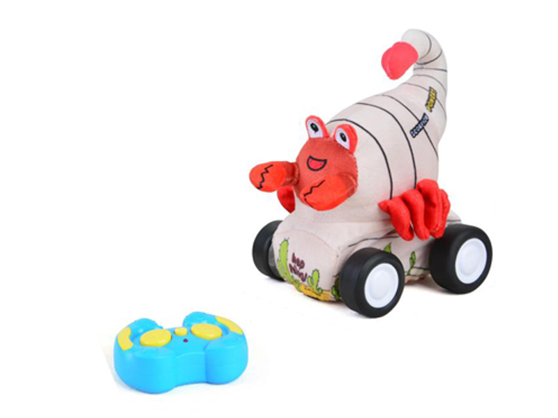 2.4G remote control plush scorpion car (body can be built with building blocks/with music)