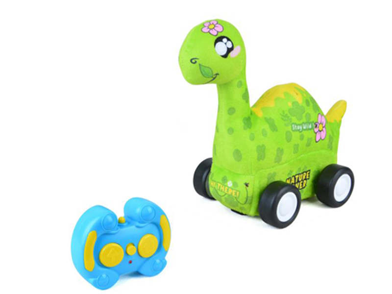 2.4G remote control plush wrist dragon car (body can be built with building blocks/with music)